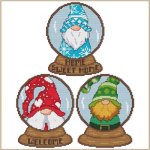 (image for) Monthly Gnome Snow Globes - Jan Feb March